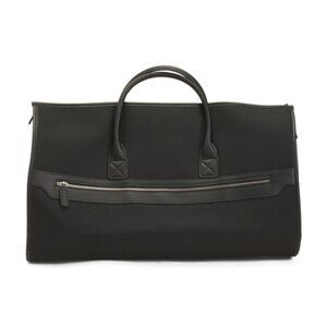 BROUK AND CO Black Canvas The Arden 2 In 1 Garment And Duffel Bag